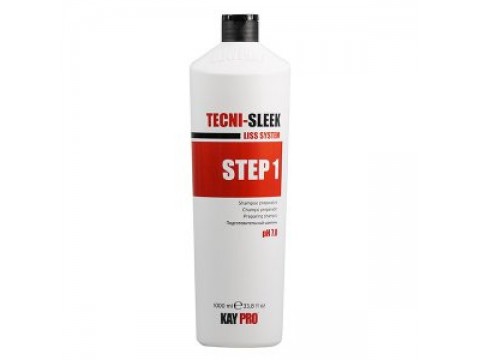 KAY PRO LISS SYSTEM TECHNI-SLEEK PREPARATORY šampūnas plaukų tiesinimo paruošimui 1000ml. KAY PRO LISS SYSTEM TECHNI-SLEEK PREPARATORY šampūnas plaukų tiesinimo paruošimui 1000ml.